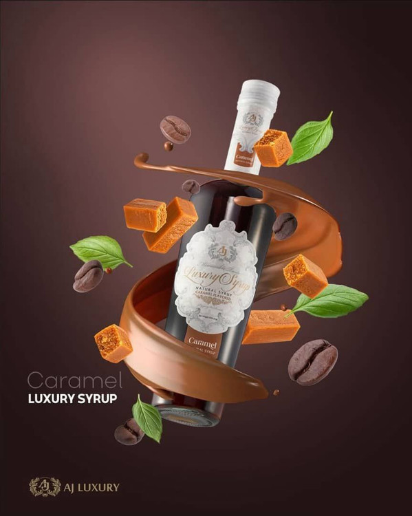 سیروپ کارامل 1300 گرم AJ